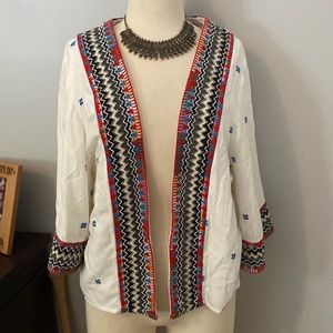 RD+Koko Embroidered Boho Jacket